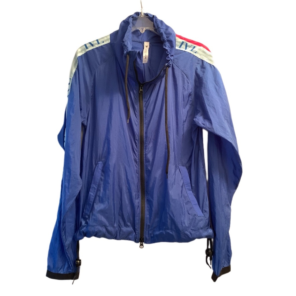 Women’s IVL Collective Lightweight Full Zip Windbreaker in Blue Sz S SEE MEASURE